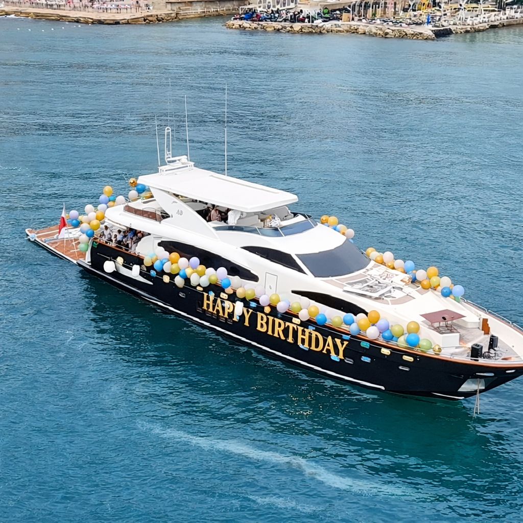 Luxury Vipyachting yacht cruising on clear Mediterranean waters